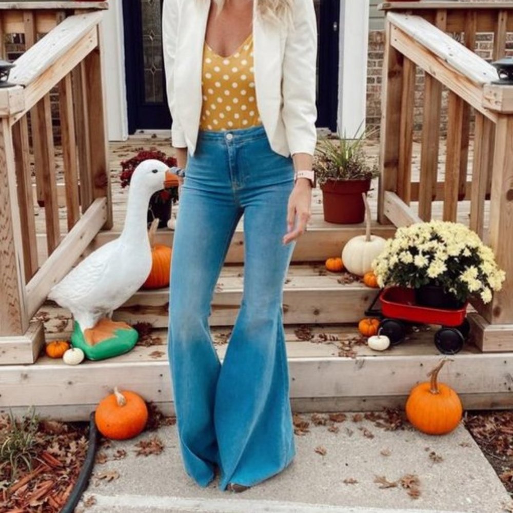 Free People 24 Just Float on Flares Bellbottoms